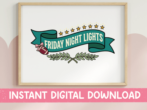 Friday Night Lights Football Banner Graphics