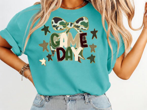 Game Day Coquette T-Shirt Design Graphics
