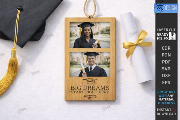 Graduation Photo Frame 2026 Laser Cut