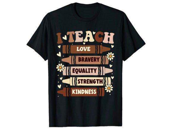 Teach Black History Month T-Shirt