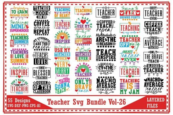 Teacher Svg Bundle Vol. 26